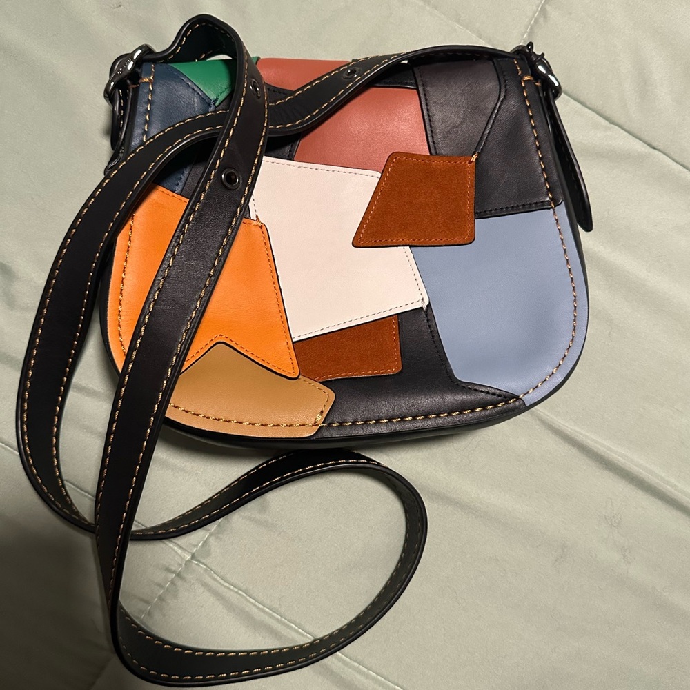 Coach 1941 Patchwork Saddlebag - image 3